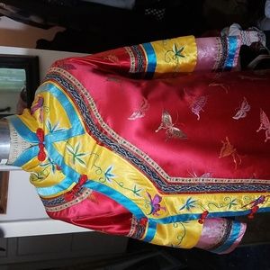 Traditional Chinese Ancient Qing Dynasty Imperial Concubine Dress Costume